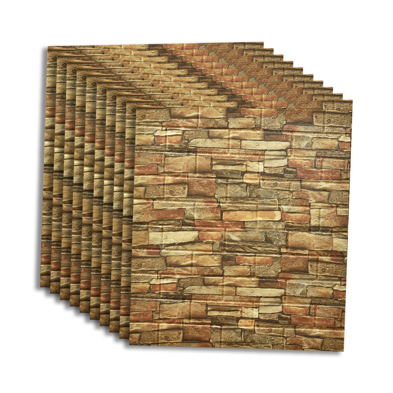 Plastic Wall Paneling Industrial Style Peel and Stick Backsplash Panels