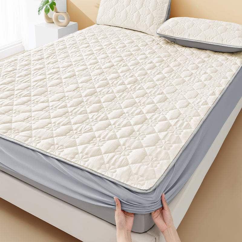 Sheet Sets Cotton Solid Color Wrinkle Resistant Ultra Soft Breathable Bed Sheet Set