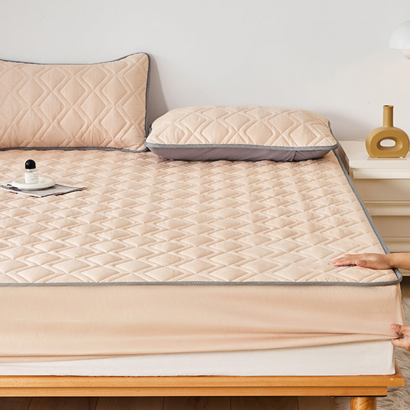 Sheet Sets Cotton Solid Color Ultra Soft Breathable Wrinkle Resistant Bed Sheet Set