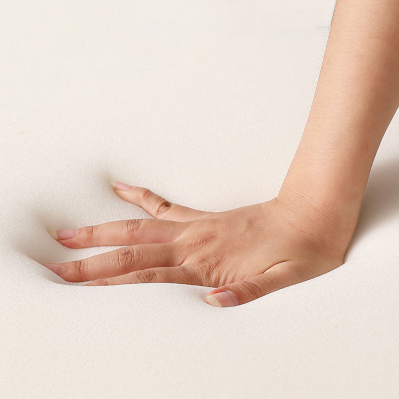 Contemporary Home Square Ottoman Leather Foot Stool without Legs