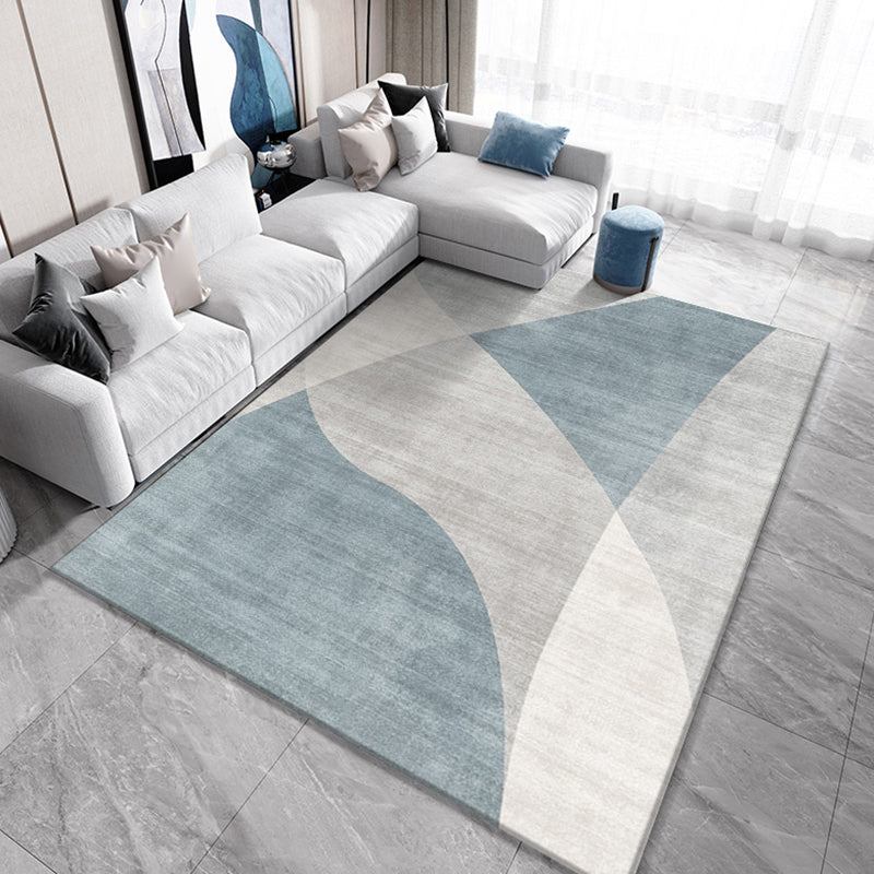 Olden Area Carpet Rectangle Polyster Ombre Pattern Area Rug Bedroom Stain Resistant Carpet