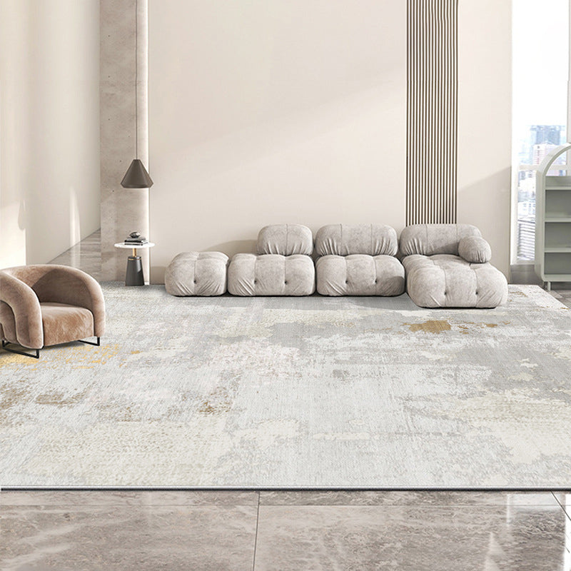 Area Rug Contemporary Indoor Rug Rectangle Stain Resistant Scroll Print Rug