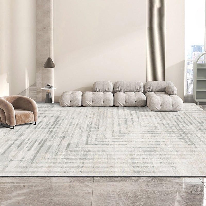 Area Rug Contemporary Indoor Rug Rectangle Stain Resistant Scroll Print Rug