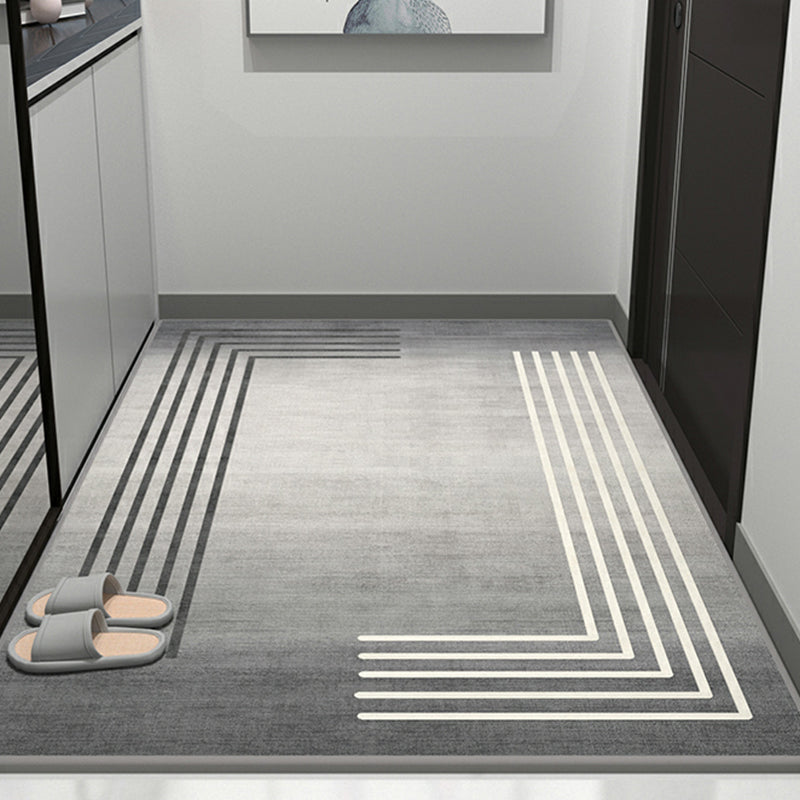 Rectangle Geometric Printed Modern Adults Non-Slip Backing Area Carpet