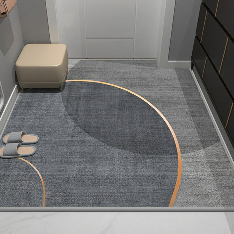 Rectangle Geometric Printed Modern Adults Non-Slip Backing Area Carpet