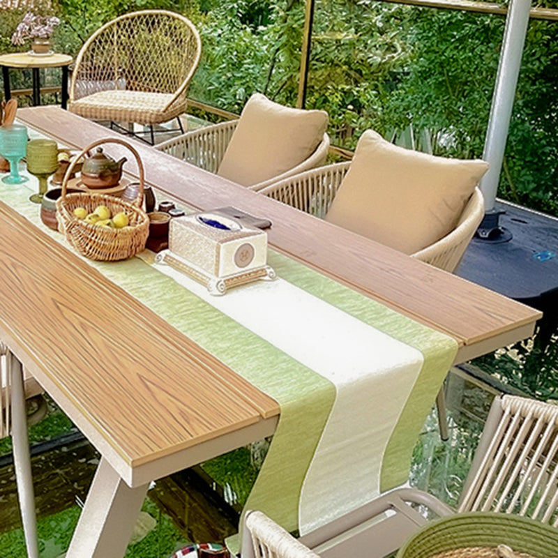 Water Resistant Patio Table Set 1/3/5/7/9 Pcs Modern Dining Table Set