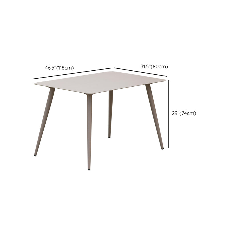 Water Resistant Patio Table Set 1/3/5/7/9 Pcs Modern Dining Table Set