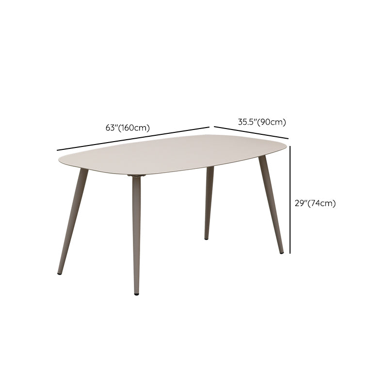 Water Resistant Patio Table Set 1/3/5/7/9 Pcs Modern Dining Table Set