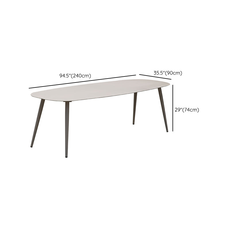 Water Resistant Patio Table Set 1/3/5/7/9 Pcs Modern Dining Table Set