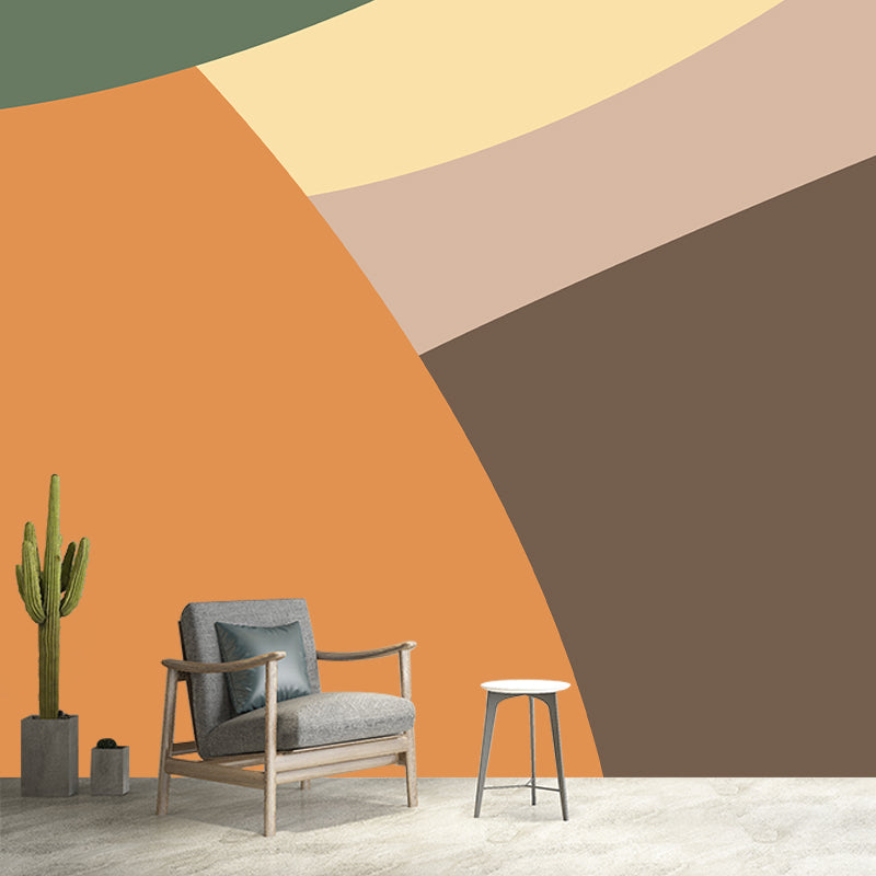 Abstract Geometry Mural Wallpaper Environment Friendly Bedroom Wall Mural