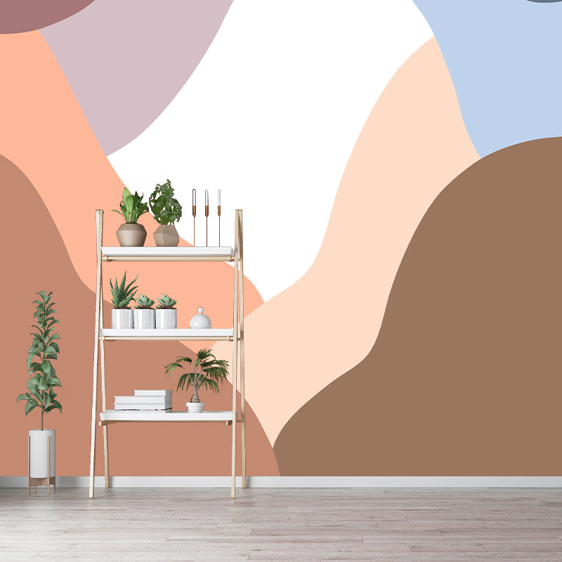 Illustration Abstract Geometry Mural Stain Resistant Living Room Wall Mural