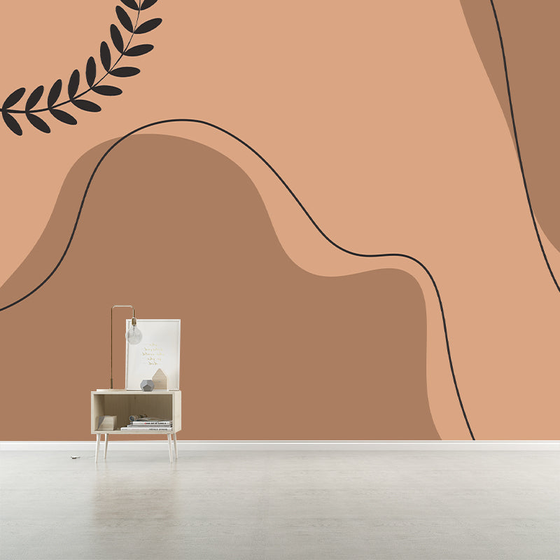 Modern Style Illustration Mural Wallpaper Minimalism Indoor Wall Mural