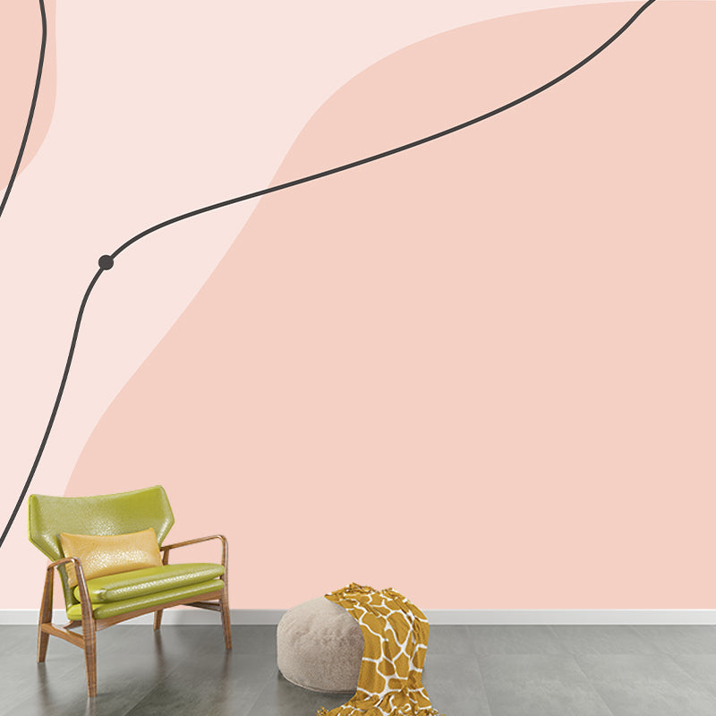 Modern Style Illustration Mural Wallpaper Minimalism Indoor Wall Mural