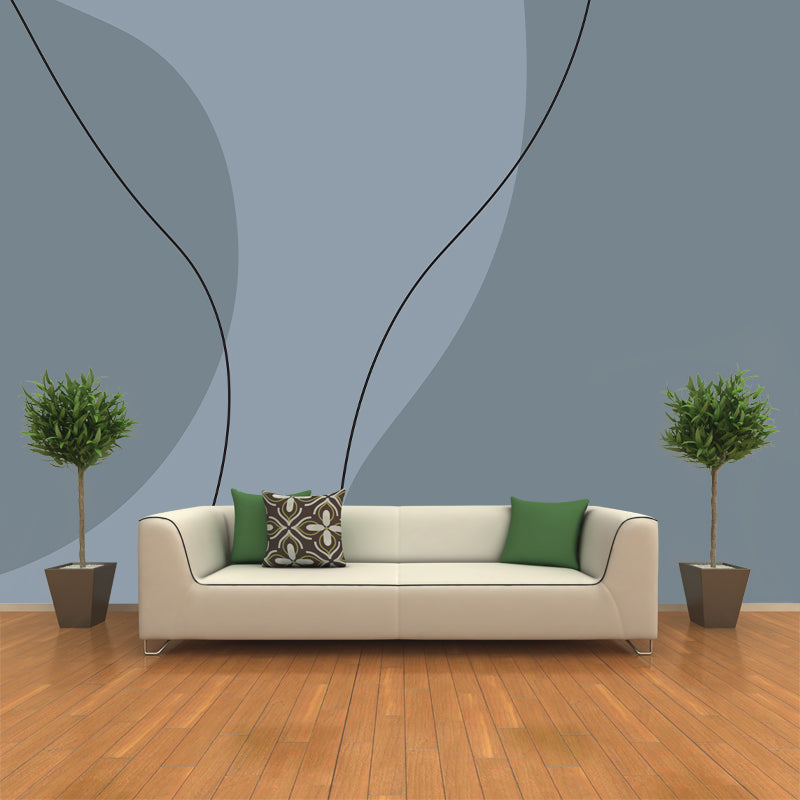 Modern Style Illustration Mural Wallpaper Minimalism Indoor Wall Mural