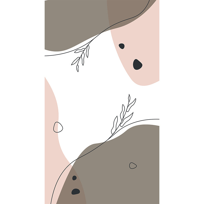 Minimalism Mildew Resistant Wallpaper Illustration Sleeping Room Wall Mural