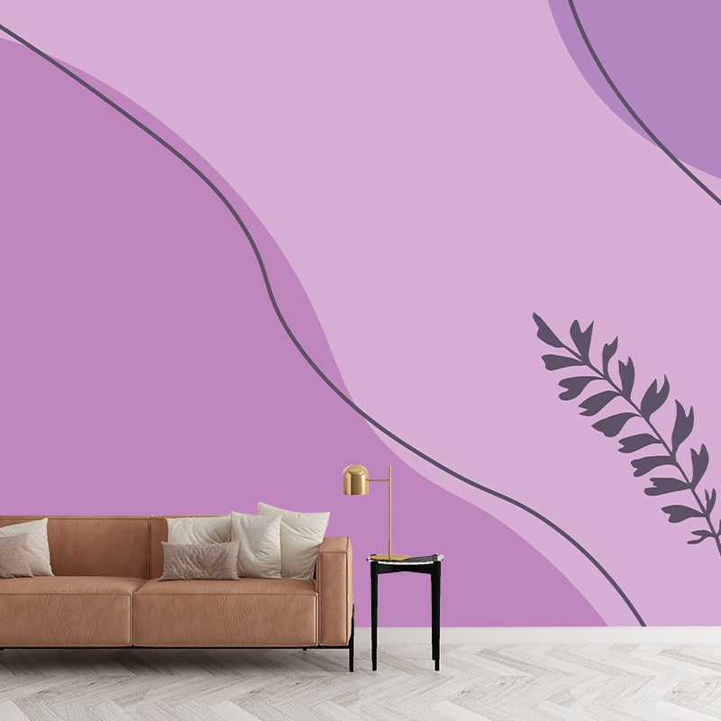 Mural Wallpaper Minimalism Illustration Environment Friendly Bedroom Wall Mural