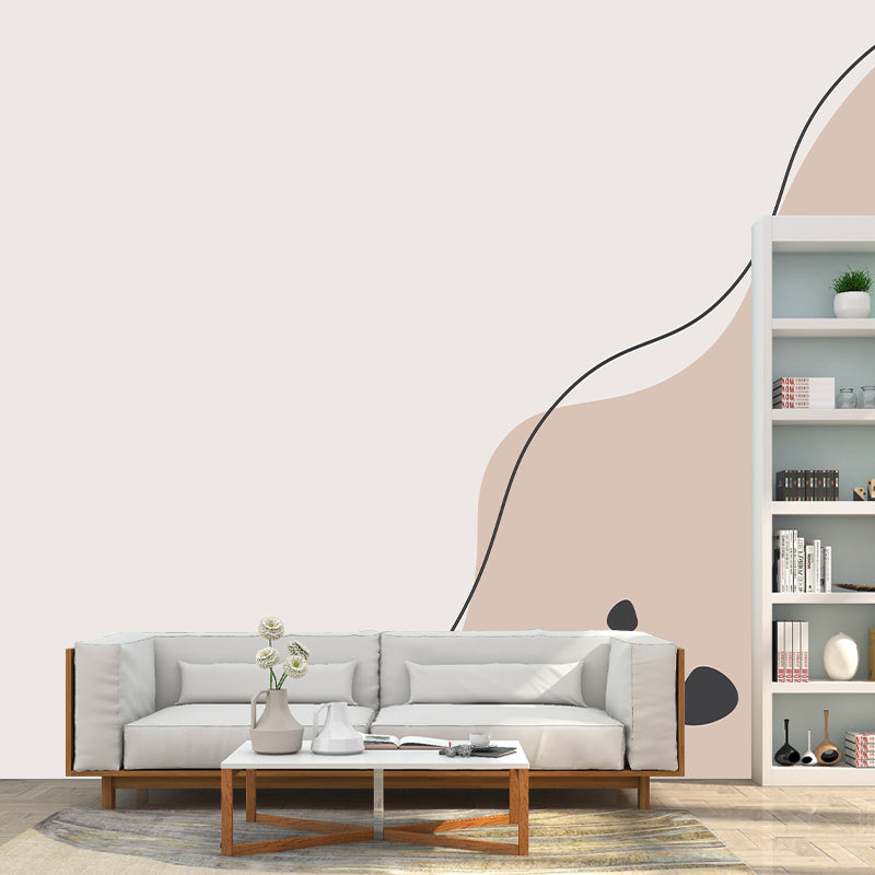 Mural Wallpaper Minimalism Illustration Environment Friendly Bedroom Wall Mural