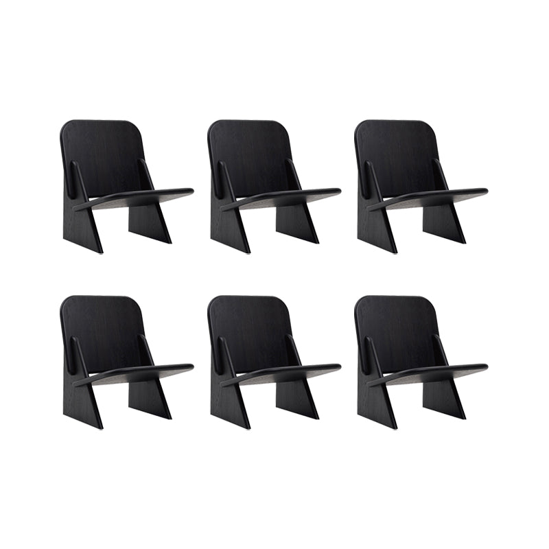 Industrial Style Arm Chair Open Back Wood Dining Room Chair for Dining Room
