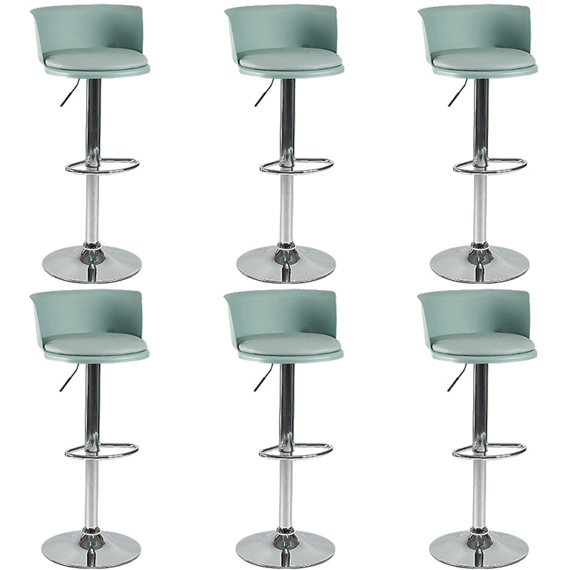Modern Style Counter Stool Adjustable Height Stool with Footrest