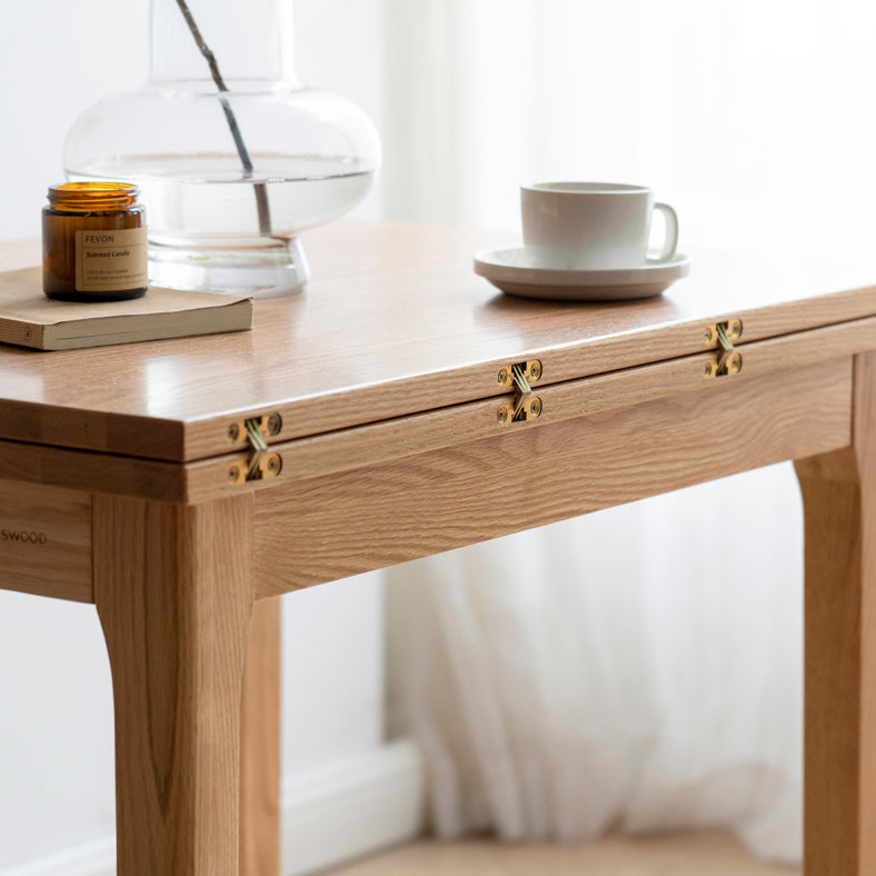 Contemporary Rectangle Dining Table Solid Wood Dining Room Table