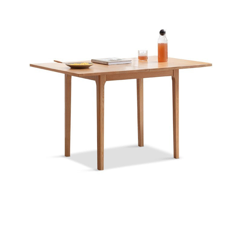 Contemporary Rectangle Dining Table Solid Wood Dining Room Table
