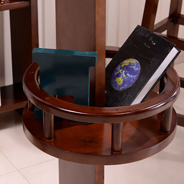 Modern Rubber Wood Bar Dining Table Ellipse Bar Table for Kitchen