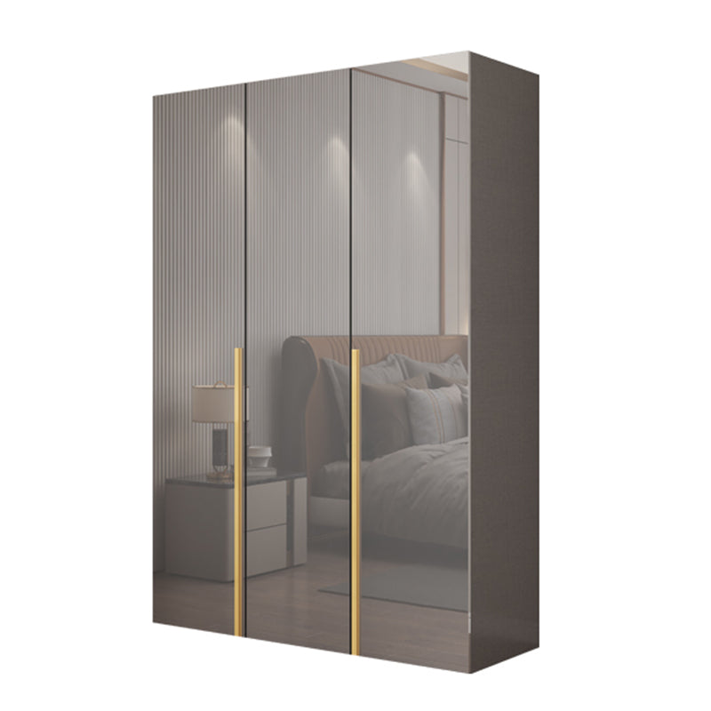 Engineered Wood Wardrobe Closet with Shelves Modern Wardrobe Cabinet for Home