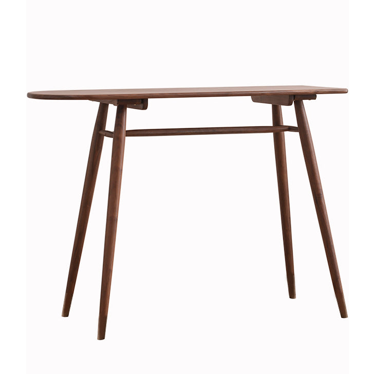 Contemporary Bar Dining Table Kitchen Rectangle Wood Bar Table