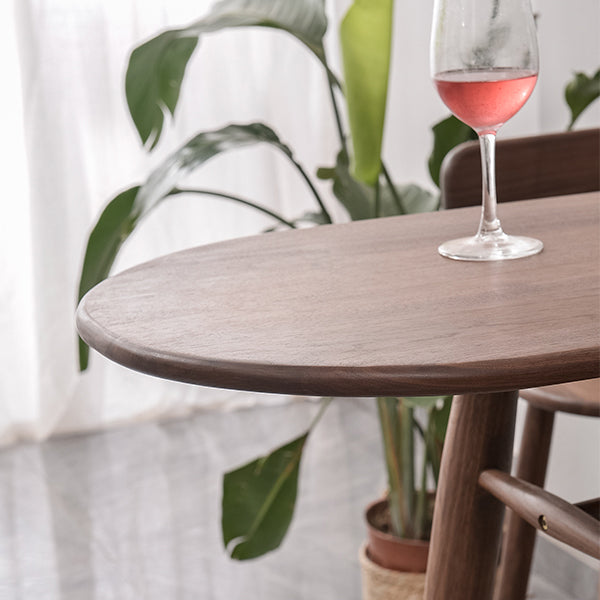 Contemporary Bar Dining Table Kitchen Rectangle Wood Bar Table