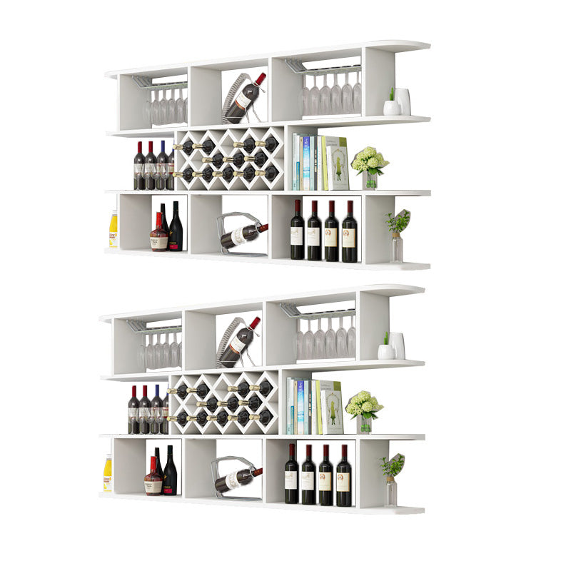 Modern Hanging Wine Bottle Holder Wooden Kitchen Wine Rack Bottle