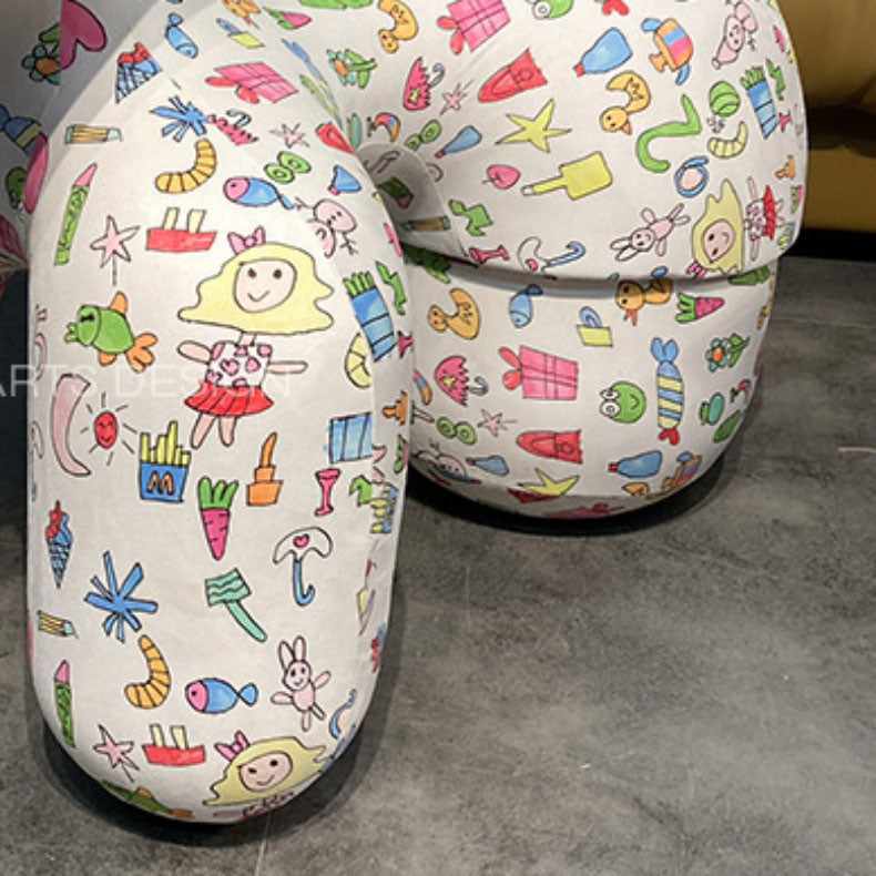 Creative Kid's Dining Chair Upholstered Pony Dining Chair for Home