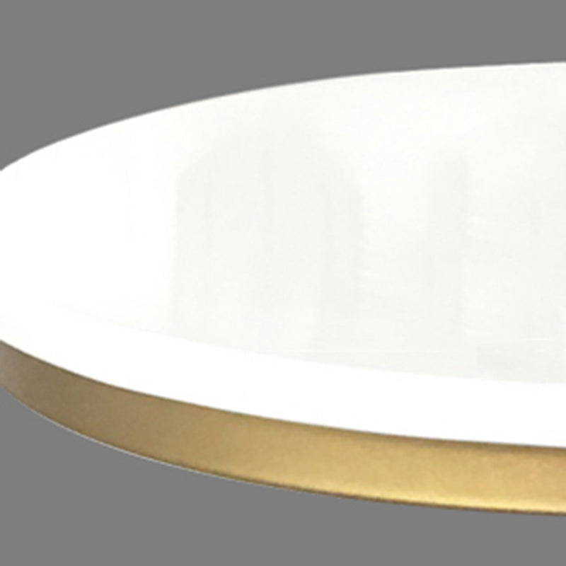 White Pub Table Set with Metal Chairs 1/2/3 Pcs Modern Round Bar Set