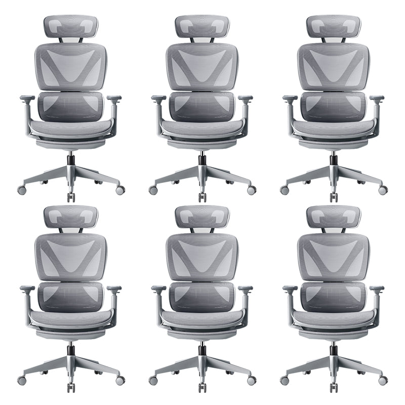 Modern Removable Arms Office Chair Adjustable Seat Height Slide Chair