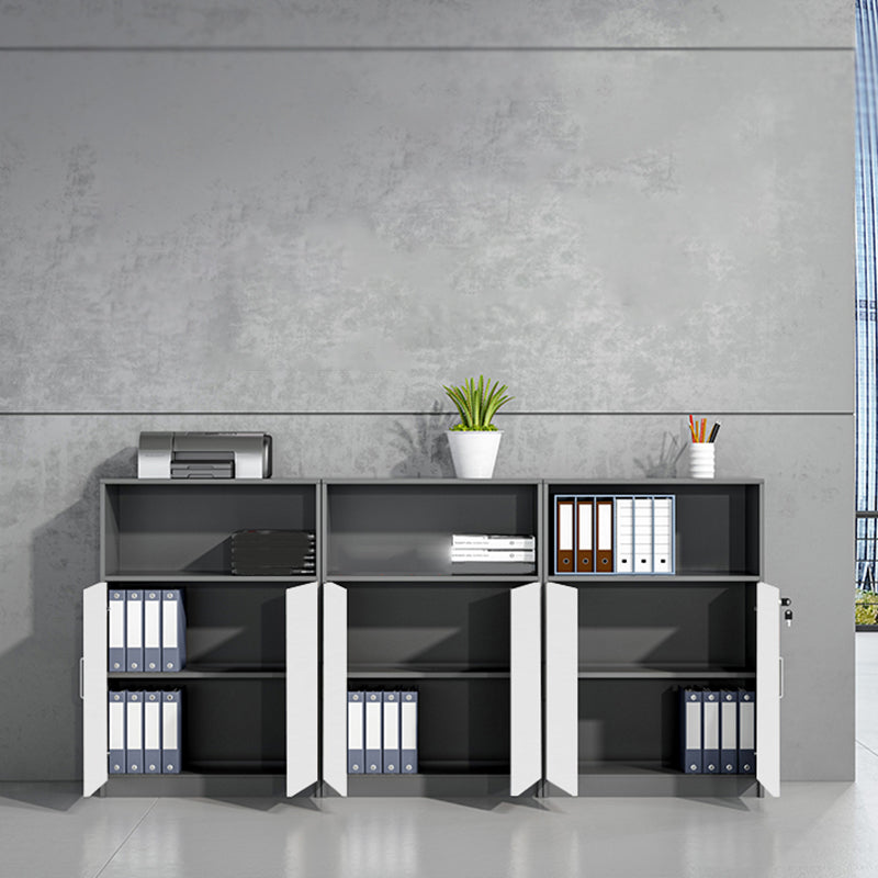 Contemporary File Cabinet Wooden Frame Storage Lateral Filing Cabinet