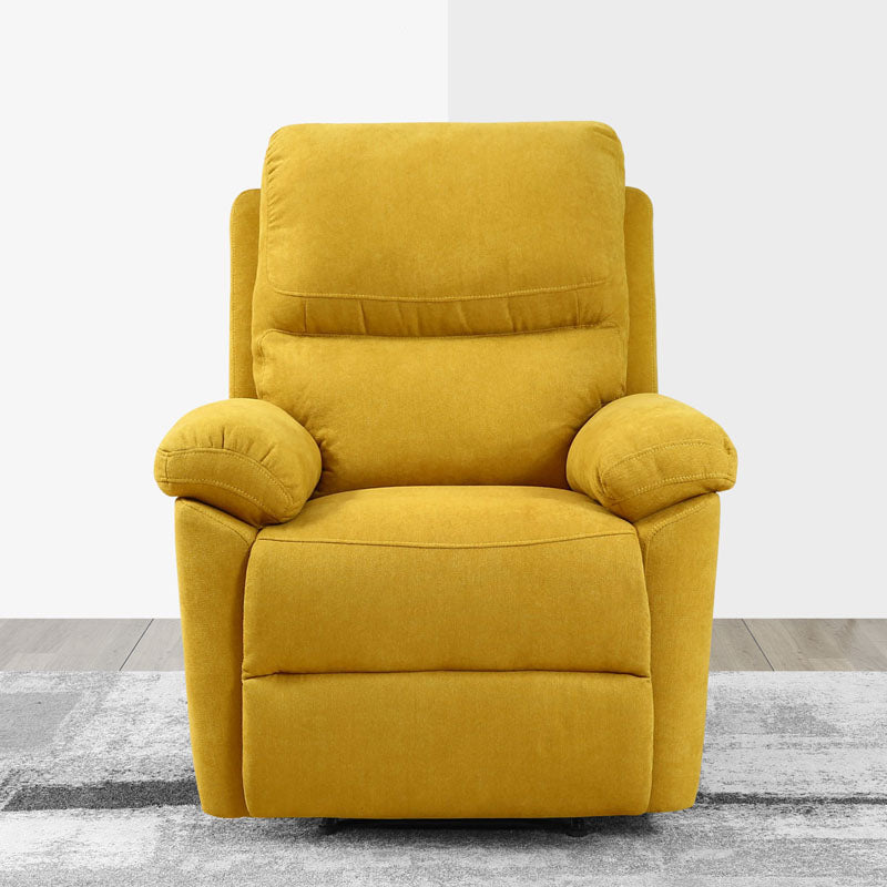 Contemporary Metal Frame Standard Recliner Solid Color Recliner Chair