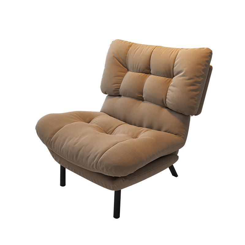 Scandinavian Recliner Chair Metal Manual Recliner Chair with Footrest