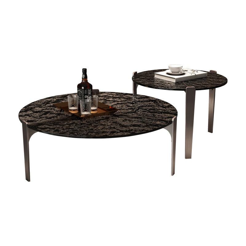 Contemporary Cocktail Table 3 Legs Glass Coffee Cocktail Table