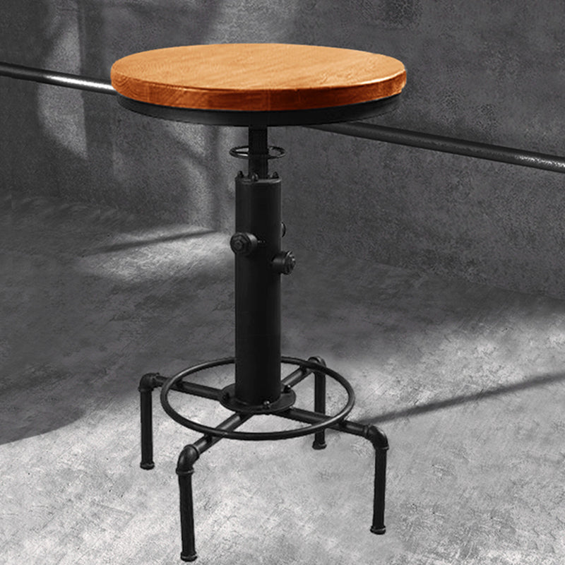 Industrial Style Solid Wood Pub Dining Set 1/2/4 Pcs Rectangular Pub Set for Home