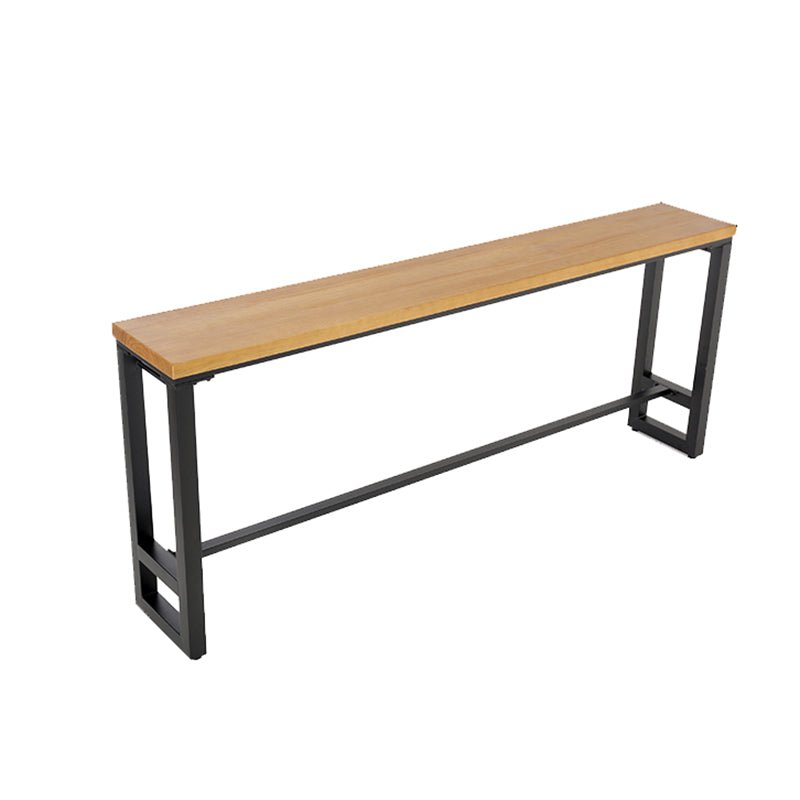 Industrial Style Solid Wood Pub Dining Set 1/2/9 Pcs Rectangular Pub Set for Home