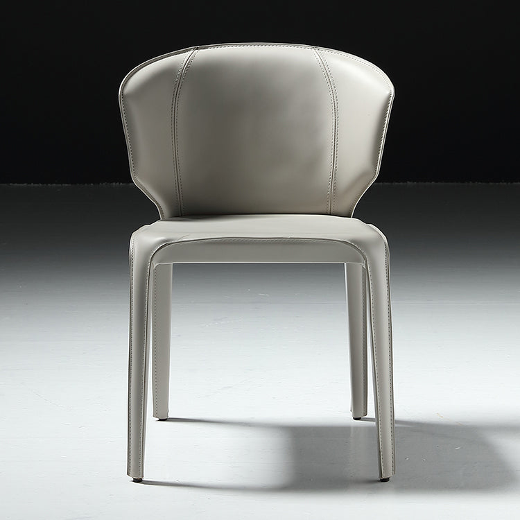 Faux Leather Upholstered Side Chair Indoor Dining Side Chair for Dining Room
