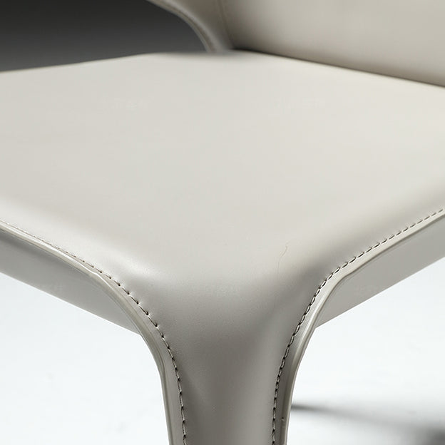 Faux Leather Upholstered Side Chair Indoor Dining Side Chair for Dining Room