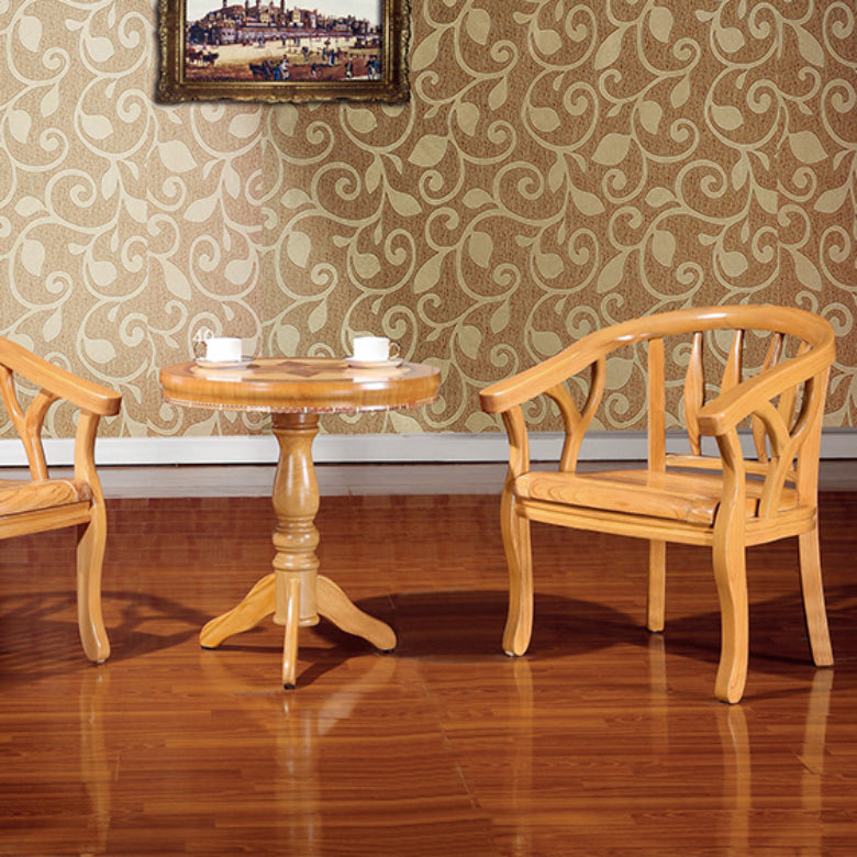 Solid Wood Frame Dining Chairs Dining Arm Chair for Dining Room