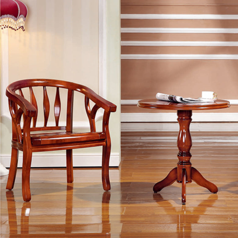 Solid Wood Frame Dining Chairs Dining Arm Chair for Dining Room