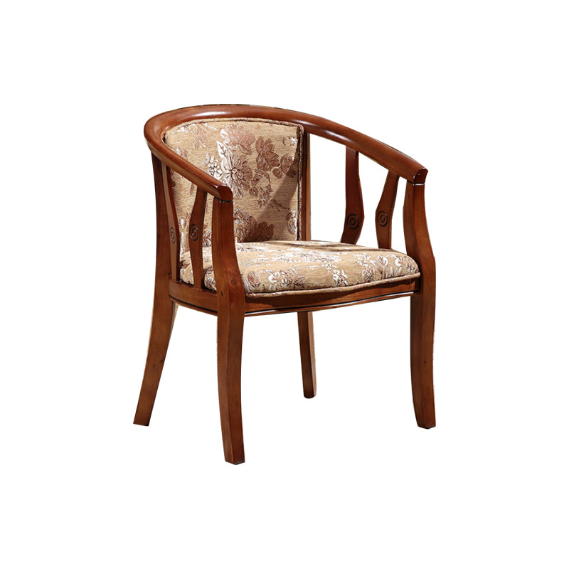 Solid Wood Frame Dining Chairs Dining Arm Chair for Dining Room