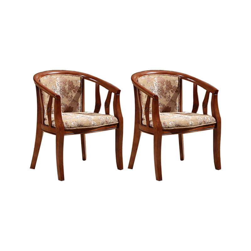 Solid Wood Frame Dining Chairs Dining Arm Chair for Dining Room