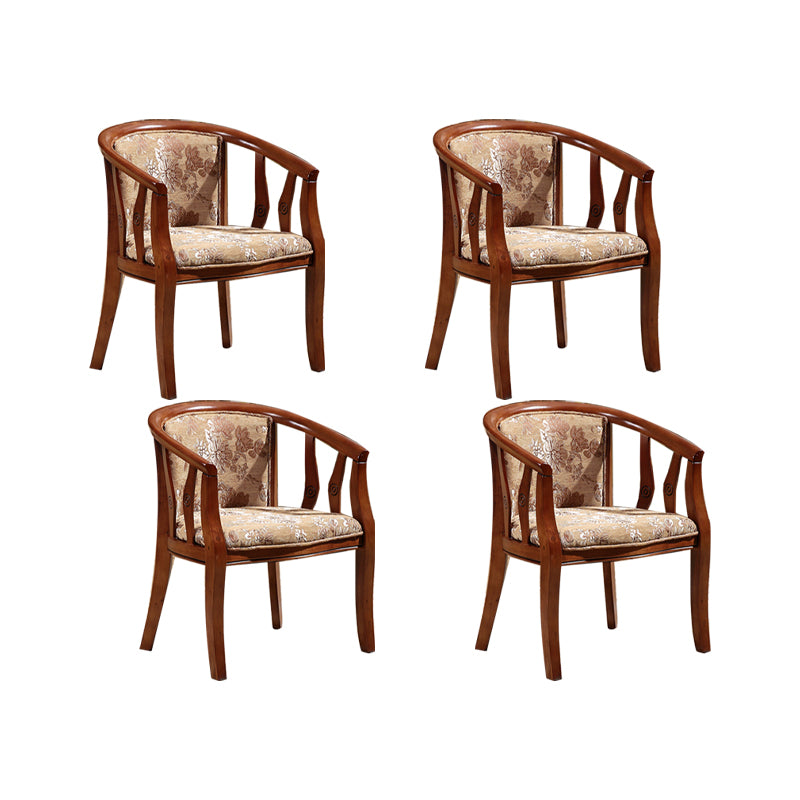 Solid Wood Frame Dining Chairs Dining Arm Chair for Dining Room