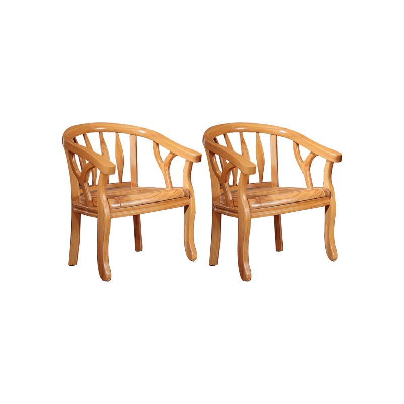Solid Wood Frame Dining Chairs Dining Arm Chair for Dining Room