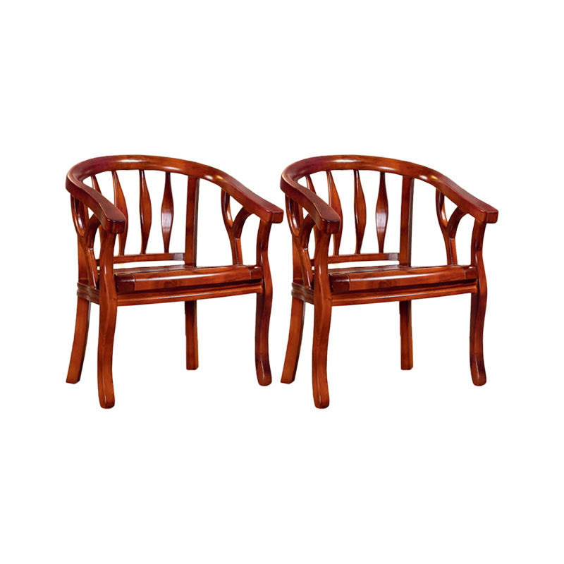 Solid Wood Frame Dining Chairs Dining Arm Chair for Dining Room
