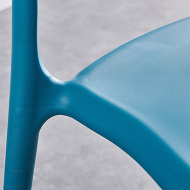 Nordic Backrest Armrest Acrylic Chair with Acrylic Legs for Dining Room