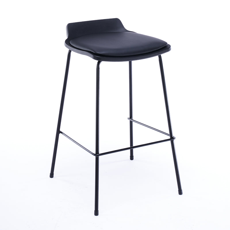 Industrial Style Metal Bar Stool Footrest Counter Stool for Restaurant